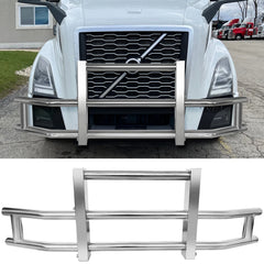 HD Deer Guard, Stainless Steel with Brackets | Volvo VNL 2018–2024