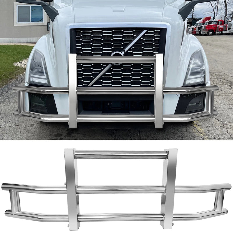 HD Deer Guard, Stainless Steel with Brackets | Volvo VNL 2018–2024
