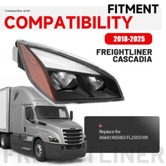 LED Headlight with DRL | Freightliner Cascadia 2018+