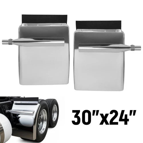 Stainless quarter fenders pair